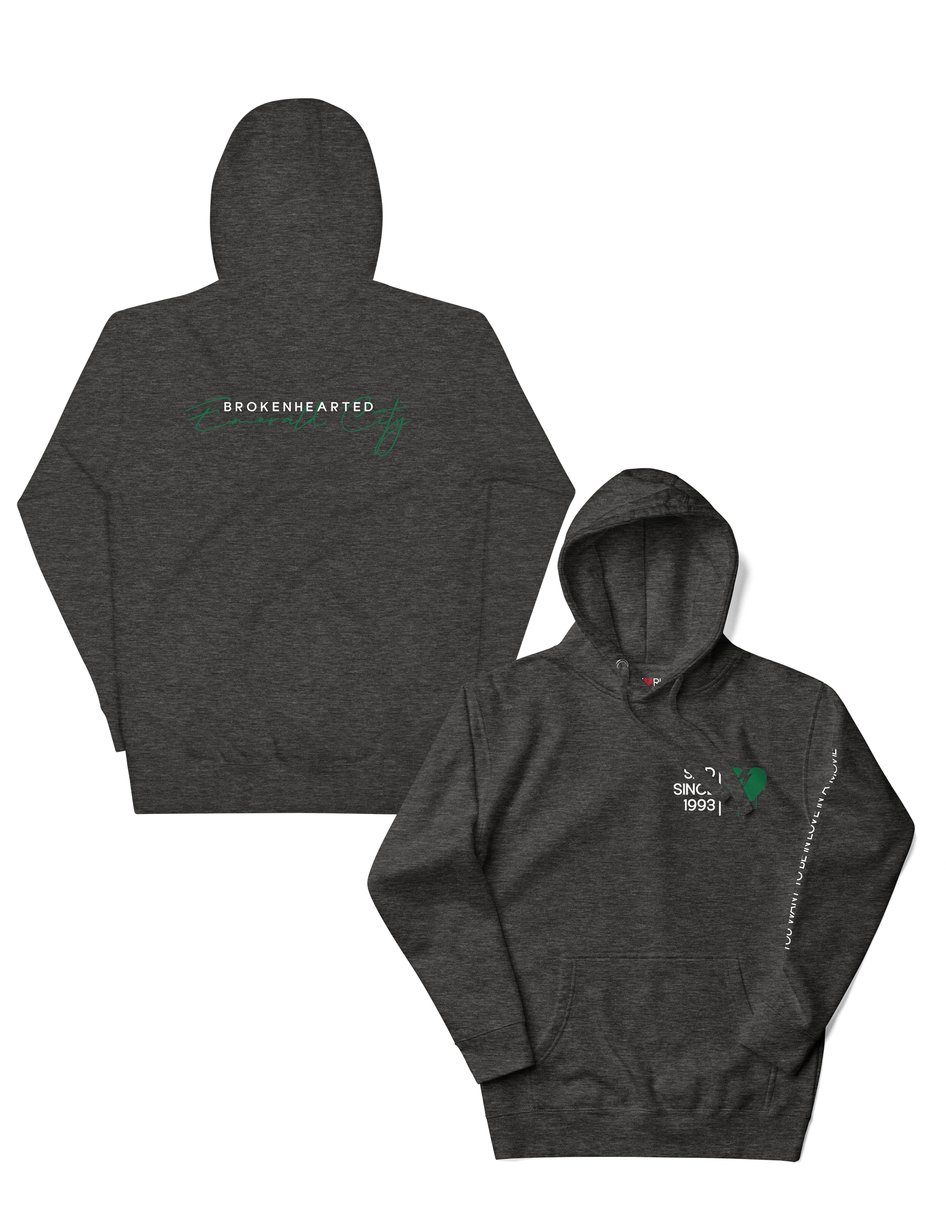 Brokenhearted Emerald City (Seattle) Hoodie