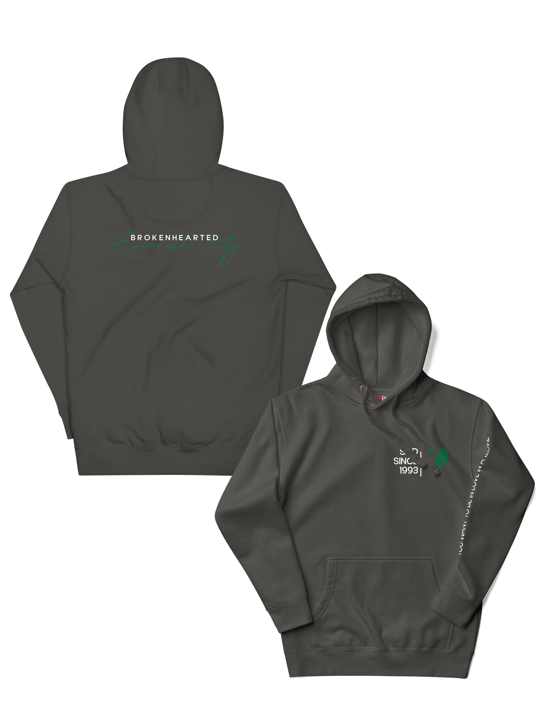 Brokenhearted Emerald City (Seattle) Hoodie